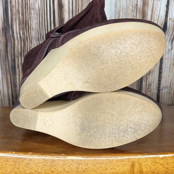 Alain Tondowski brown suede platforms EU38/US6.5 - Picture 7 of 7